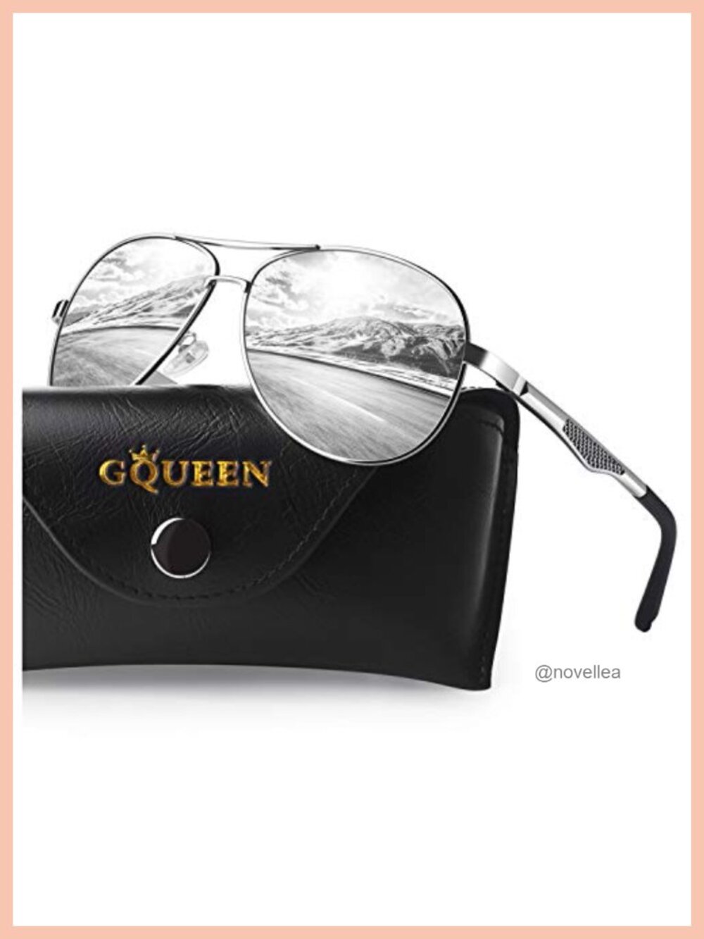 Polarized Sunglasses UV400 Metal Frame Unisex Retro Oval Shades